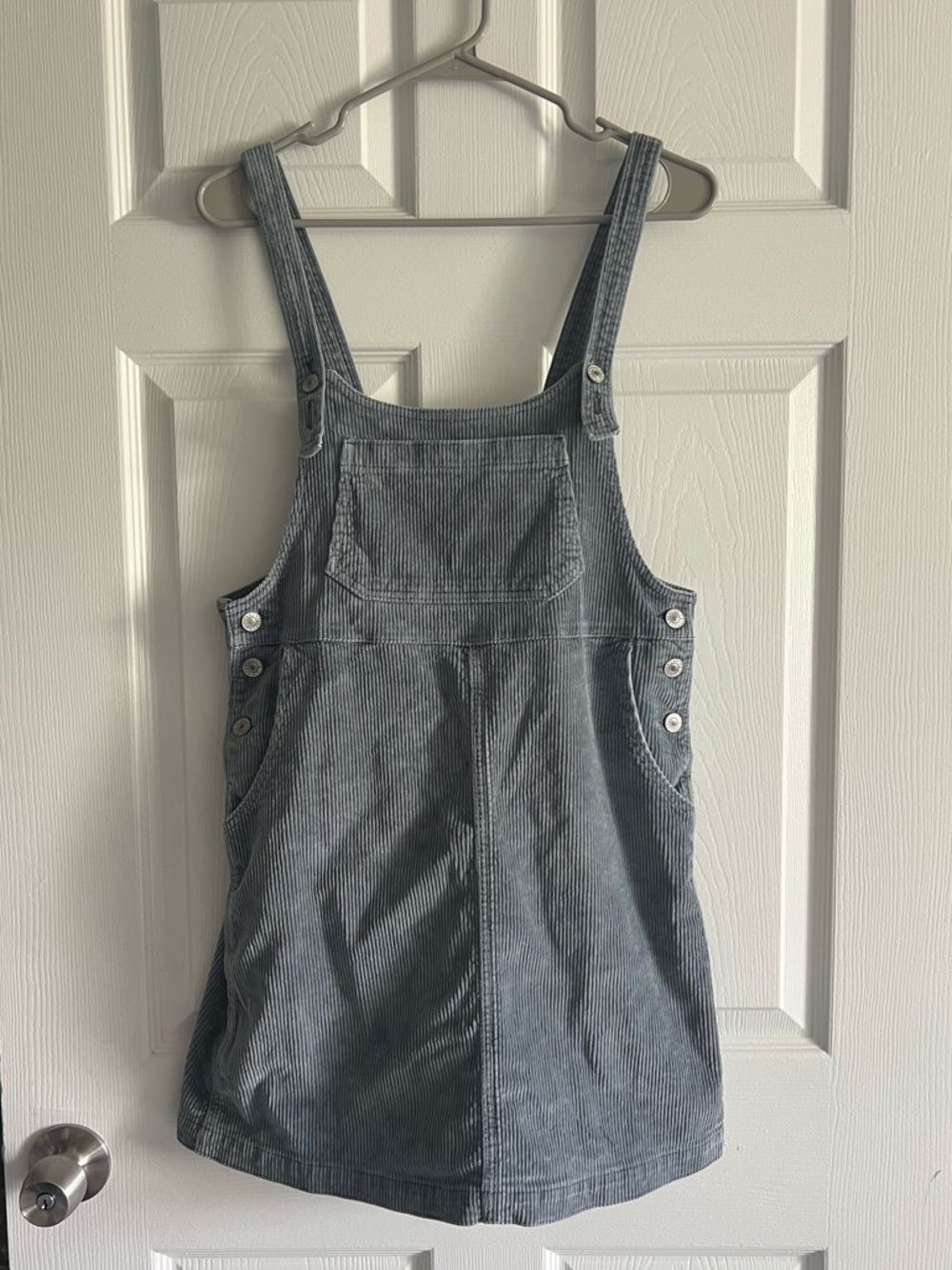American Eagle Grey Corduroy Dress